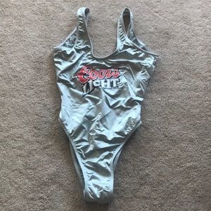Coors Light One Piece Swimsuit